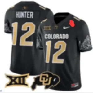 Colorado Buffaloes #12 Travis Hunter Black Jersey
