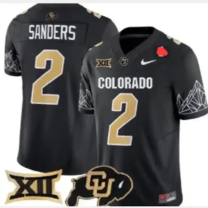 Colorado Buffaloes #2 Shedeur Sanders Black Jersey